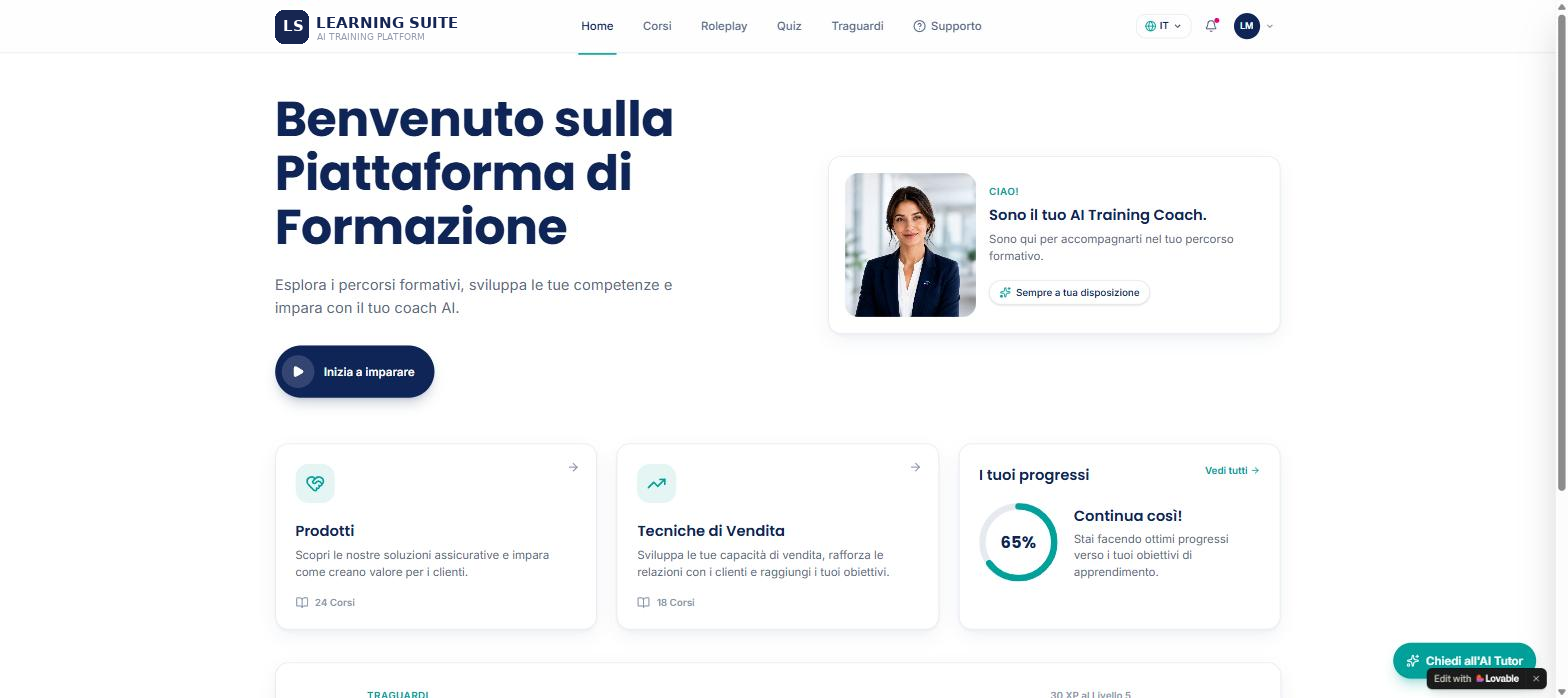Learning Suite interface preview